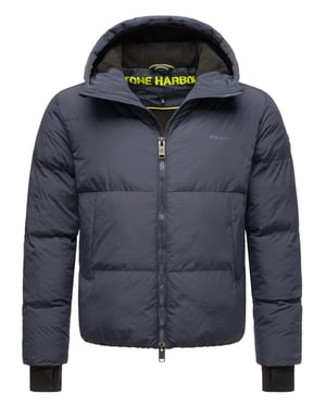 Chaqueta acolchada de invierno para hombre Stone Harbour Tayroos con forro polar y cremallera doble