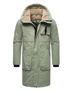 Chaqueta de invierno para hombre Stone Harbour Cyriaan con capucha forrada y diseño cortaviento