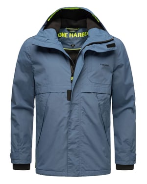 Chaqueta ligera para hombre Stone Harbour Zanjaar con forro polar y cremallera doble