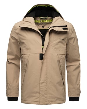 Chaqueta ligera para hombre Stone Harbour Zanjaar con forro polar y cremallera doble