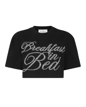 Cropped T-Shirt Breakfast In Bed Crystal