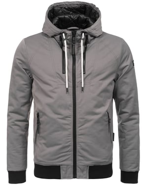 Navahoo Chaqueta Hombre B623 – Cazadora Estilo Casual con Bolsillos Forrados y Tejido Repelente al Agua