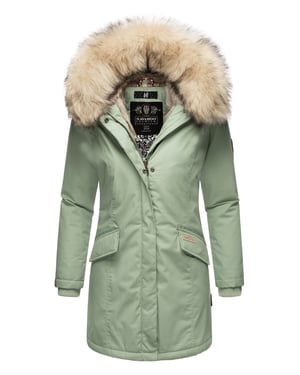 Navahoo Parka de Invierno para Mujer Cristal – Colección Premium con Cuello de Pelo Sintético Desmontable