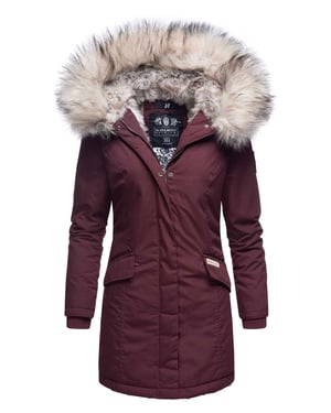 Navahoo Parka de Invierno para Mujer Cristal – Colección Premium con Cuello de Pelo Sintético Desmontable