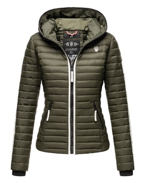 Navahoo Chaqueta acolchada Kimuk Princess para mujer – Ligera, Moderna & Con Capucha