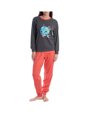 Pijama Mujer Algodón de Manga Larga KLP1