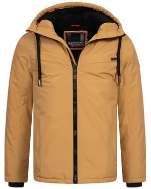 Chaqueta de invierno para hombre Alessandro Salvarini AS-331 con forro de borreguito y capucha