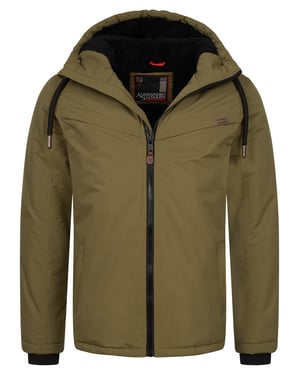 Chaqueta de invierno para hombre Alessandro Salvarini AS-331 con forro de borreguito y capucha