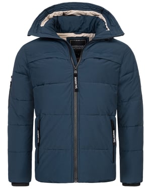 Chaqueta acolchada de invierno para hombre Alessandro Salvarini AS-334 con capucha forrada