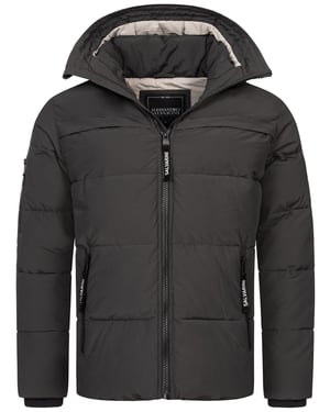 Chaqueta acolchada de invierno para hombre Alessandro Salvarini AS-334 con capucha forrada