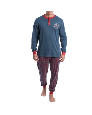 Pijama Hombre Algodón de Manga Larga KLP4
