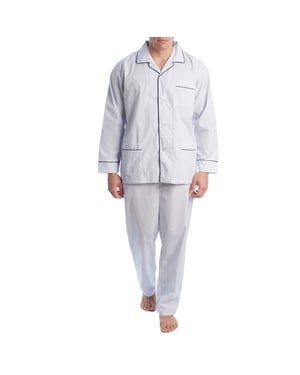 Pijama Hombre Popelín Manga Larga KL30233