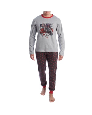 Pijama Hombre Algodón de Manga Larga KLP4