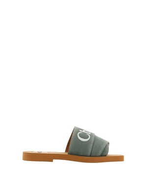 Sandalias Planas de Lona Casual Woody