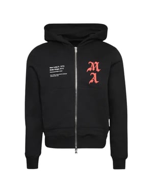 Sudadera Con Capucha Solar Kings De Amiri Wes Lang, Color Negro