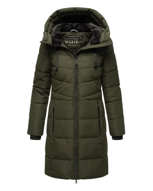 Abrigo acolchado mujer Marikoo Natsukoo – cálido, con capucha y forro teddy