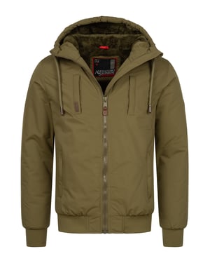 Chaqueta de invierno para hombre Alessandro Salvarini AS-320 con forro de peluche y capucha