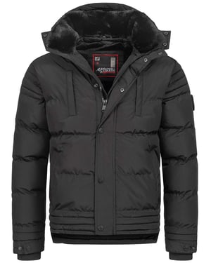 Chaqueta de invierno para hombre Alessandro Salvarini AS-281 con forro de borreguito y capucha extraíble