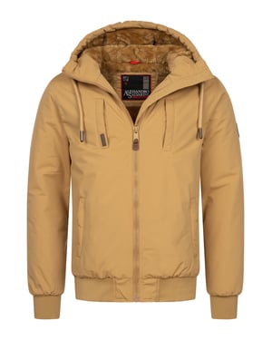 Chaqueta de invierno para hombre Alessandro Salvarini AS-320 con forro de peluche y capucha