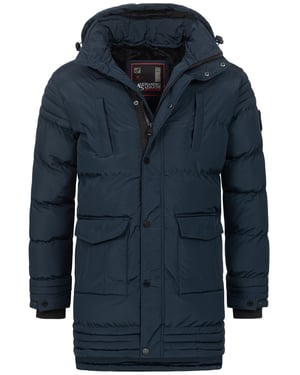 Chaqueta de invierno para hombre Alessandro Salvarini AS285 con forro de borreguito y capucha extraíble