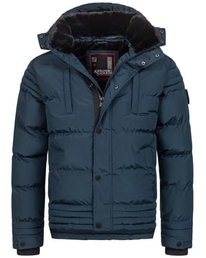 Chaqueta de invierno para hombre Alessandro Salvarini AS-281 con forro de borreguito y capucha extraíble