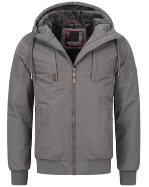 Chaqueta de invierno para hombre Alessandro Salvarini AS-320 con forro de peluche y capucha