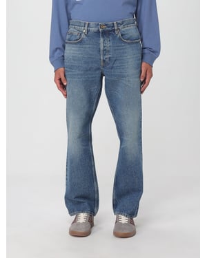 Jeans de pierna acampanada de denim