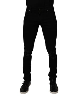 Jeans Ajustados Desgastados