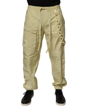 Pantalones Cargo con Detalles de Cadena