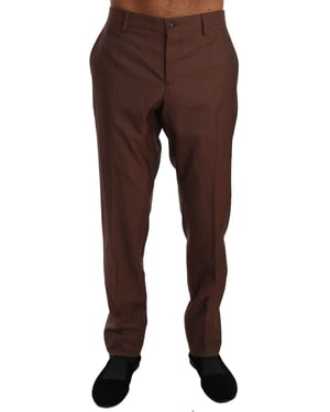 Pantalones de Lana de Corte Clásico