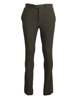 Pantalones de raya diplomática ajuste slim