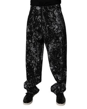 Pantalones con Estampado de Salpicaduras