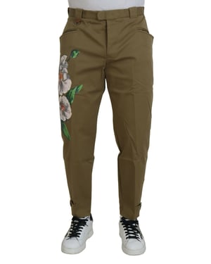 Pantalones Imprimé Floral Estilo Casual
