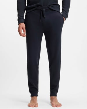 Pantalones de Casa Estructurados en Azul Marino