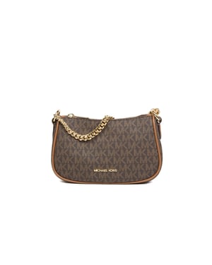 Bolso Cruzado Carmela Pequeño de Michael Kors en Marrón