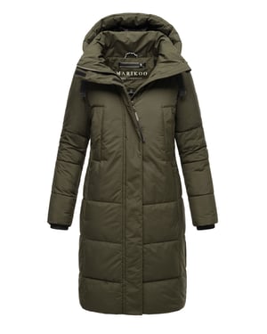 Marikoo chaqueta de invierno Laryaa mujer – larga, cálida y elegante