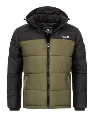 Chaqueta Acolchada de Invierno Hombre Arctic Seven AS-333 – Cálida, Deportiva, Repelente al Agua