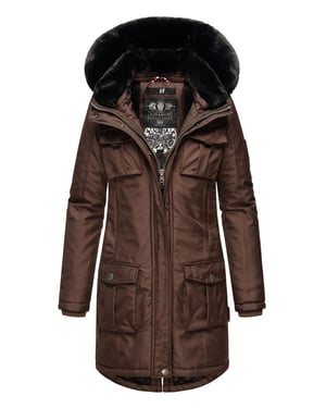Navahoo Chaqueta de invierno Premium Tiniis para mujer – Moderna, Cálida & Con Bolsa de Tela