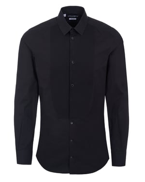 Camisa negra Dolce & Gabbana Gold