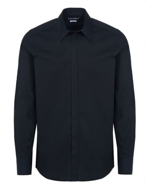 Camisa negra Dolce & Gabbana Gold