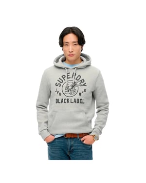 Sudadera Superdry para hombre con logotipo de la etiqueta