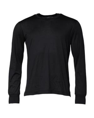 Camiseta de manga larga con cuello redondo