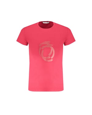 Camiseta de manga corta con cuello redondo