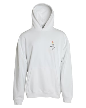 Sudadera de Punto Oversized con Logo de la Antorcha Olímpica