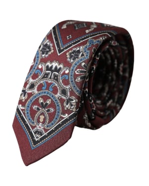 Corbata con Estampado Paisley Kra3319