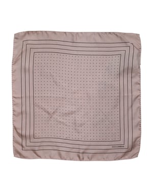 Pañuelo de bolsillo con borde de lunares