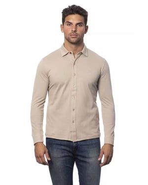 Camisa de punto de manga larga casual