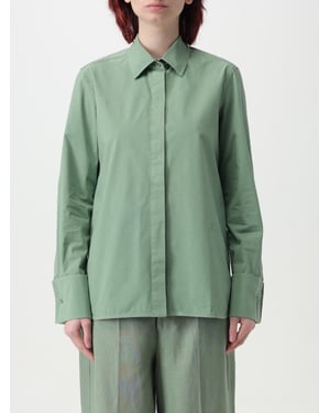 Camisa de algodón de corte relajado
