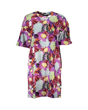 Vestido Mini de Algodón con Estampado Floral Ca26767