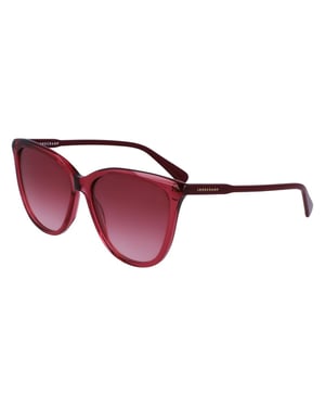 Lo Lo718s Gafas de Sol Rojas Estilo Cateye